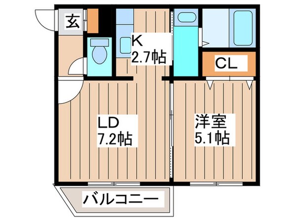 シャト－アンジュラスの物件間取画像